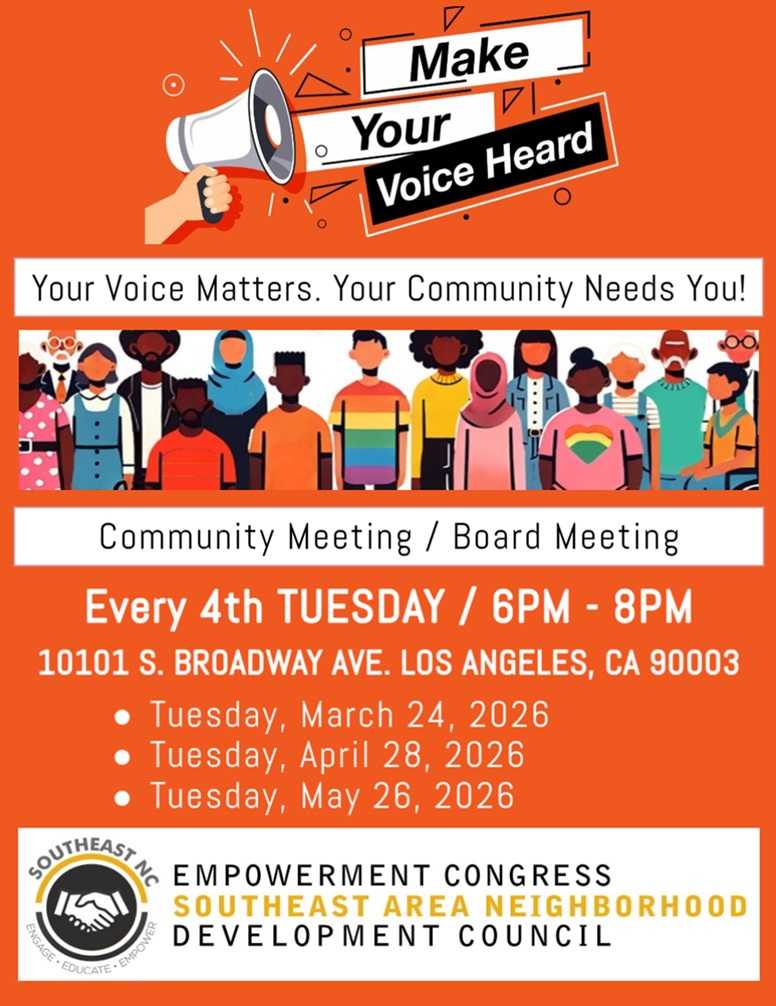 Community Meeting / Board Meeting