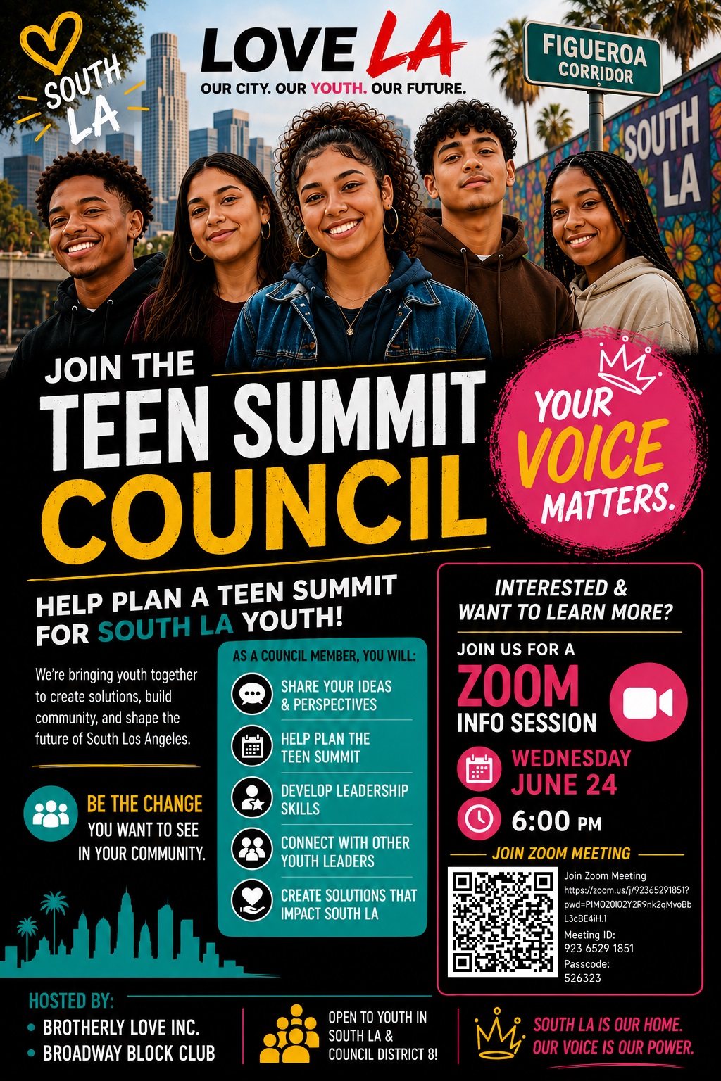 South LA Teen Summit Council