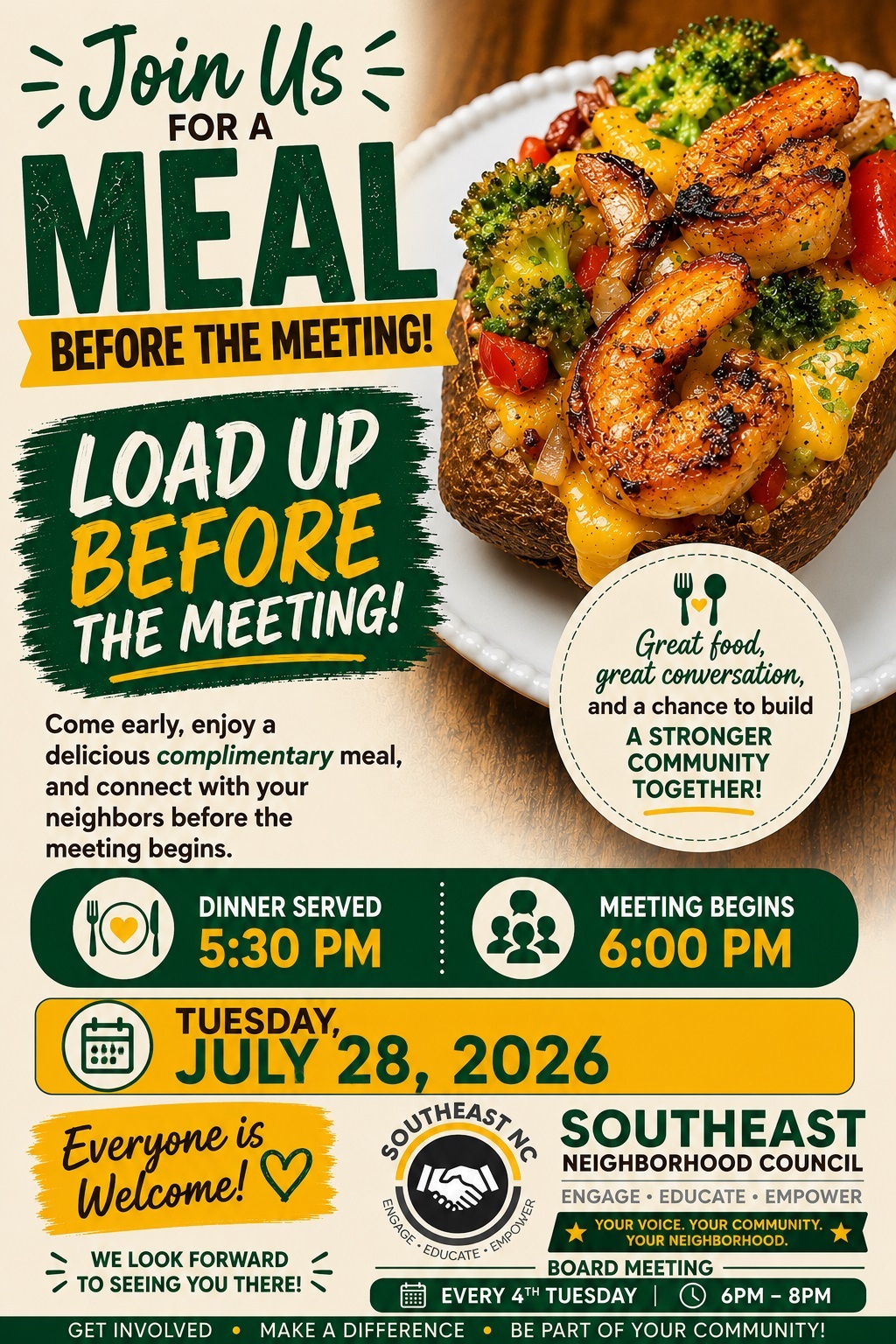 Join Us Before The Meeting