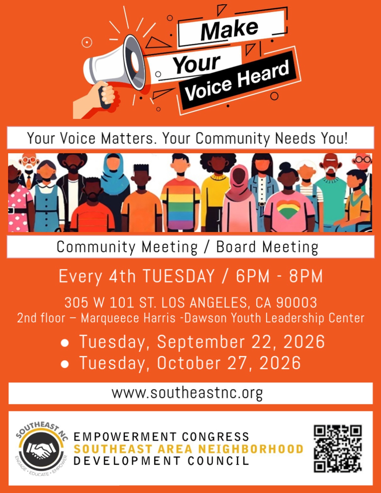 Community Meeting / Board Meeting